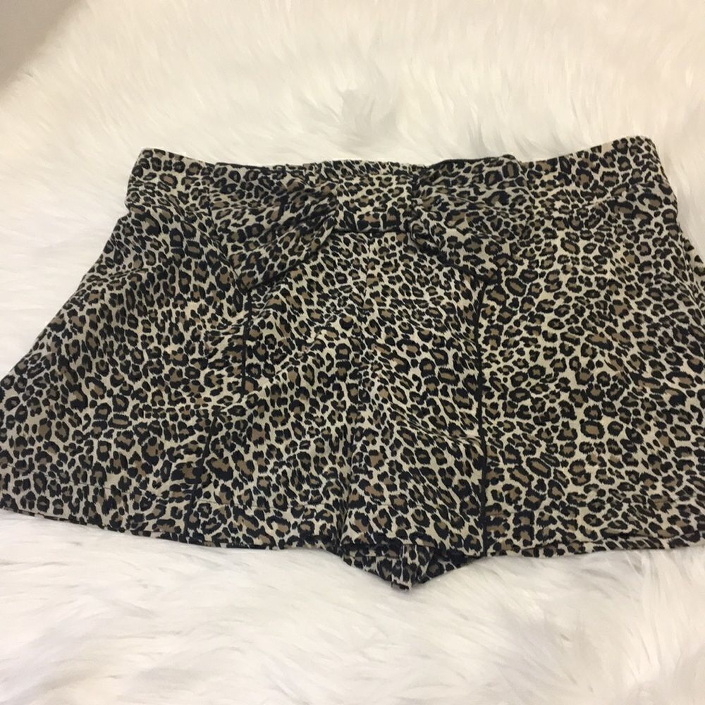 Love Culture Animal Print Shorts